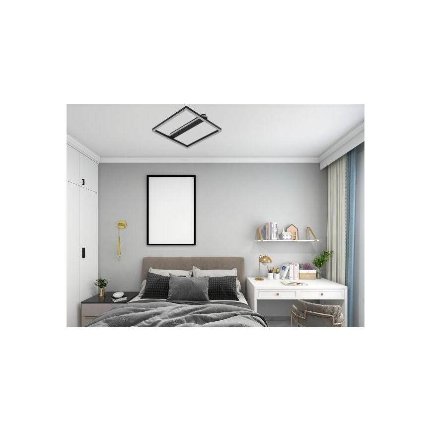 Lámpara de techo regulable LED/60W/230V 3000-6500K + mando a distancia
