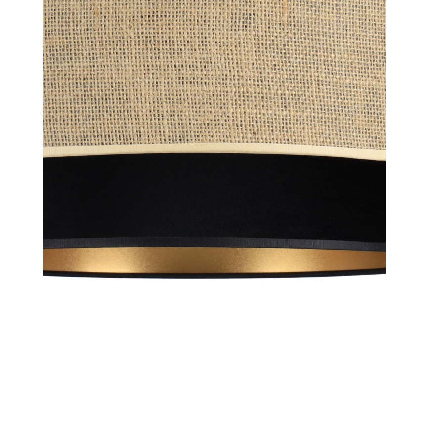 Lámpara de techo SARTA 1xE27/60W/230V Ø 45 cm negro/yute