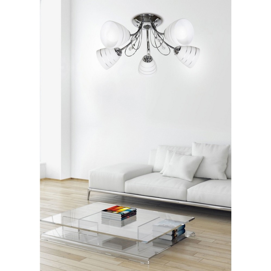 Lámpara de techo SIMPLI 5xE27/40W/230V