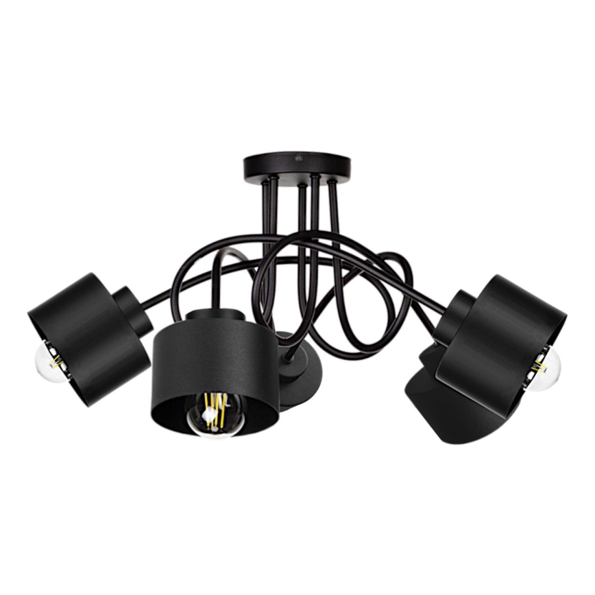 Lámpara de techo SIMPLY BLACK 5xE27/60W/230V
