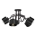 Lámpara de techo SIMPLY BLACK 5xE27/60W/230V