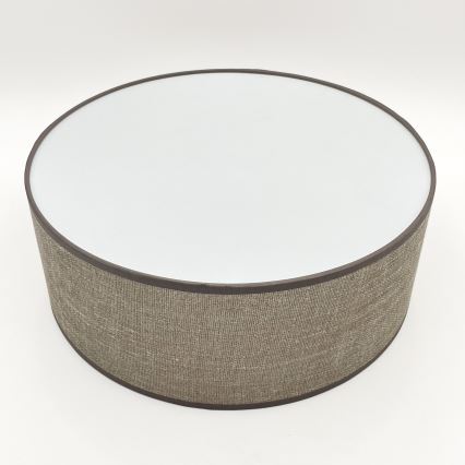 Lámpara de techo SIRJA 1xE27/15W/230V diámetro 35 cm marrón