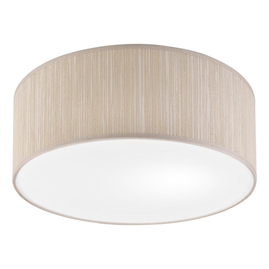 Lámpara de techo SIRJA 1xE27/15W/230V Ø 35 cm beige