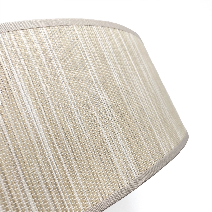 Lámpara de techo SIRJA 1xE27/15W/230V Ø 35 cm beige