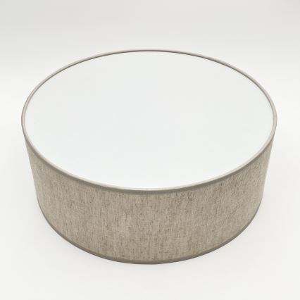 Lámpara de techo SIRJA 1xE27/15W/230V Ø 35 cm beige