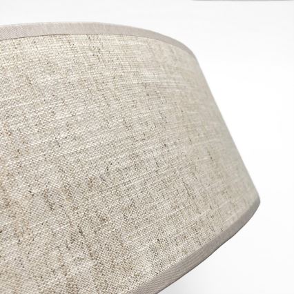 Lámpara de techo SIRJA 1xE27/15W/230V Ø 35 cm beige