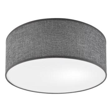 Lámpara de techo SIRJA 1xE27/15W/230V Ø 35 cm gris