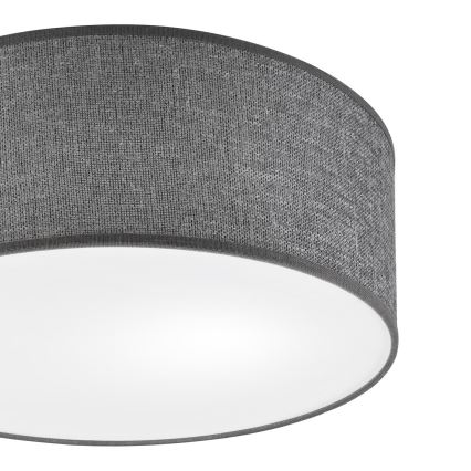 Lámpara de techo SIRJA 1xE27/15W/230V Ø 35 cm gris
