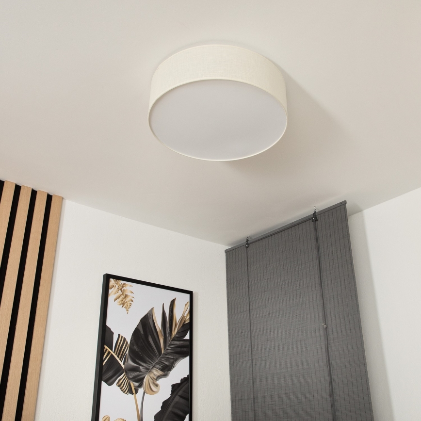 Lámpara de techo SIRJA 2xE27/15W/230V, diámetro 45 cm, color crema