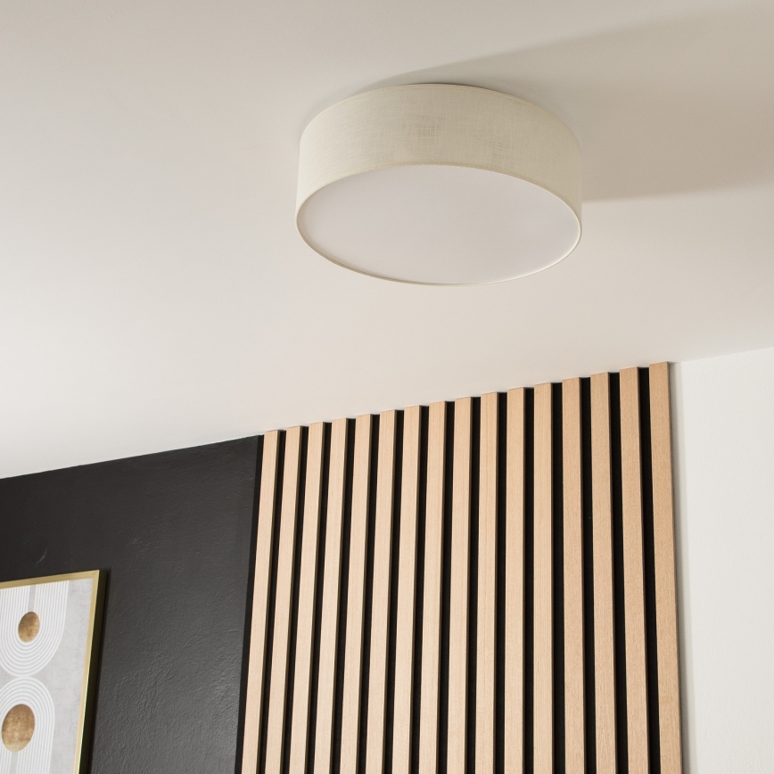 Lámpara de techo SIRJA 2xE27/15W/230V, diámetro 45 cm, color crema