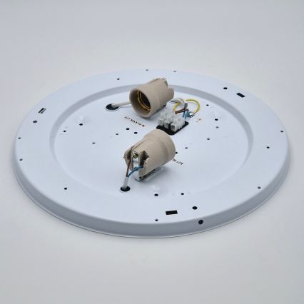 Lámpara de techo SIRJA 2xE27/15W/230V, diámetro 45 cm, color crema