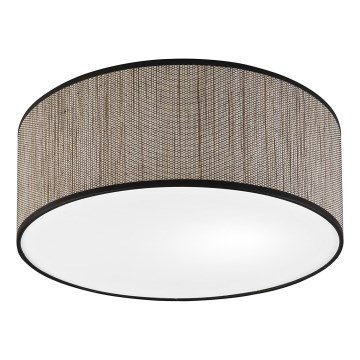 Lámpara de techo SIRJA 2xE27/15W/230V Ø 35 cm marrón