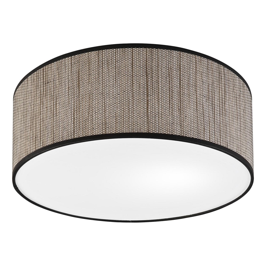 Lámpara de techo SIRJA 2xE27/15W/230V Ø 35 cm marrón