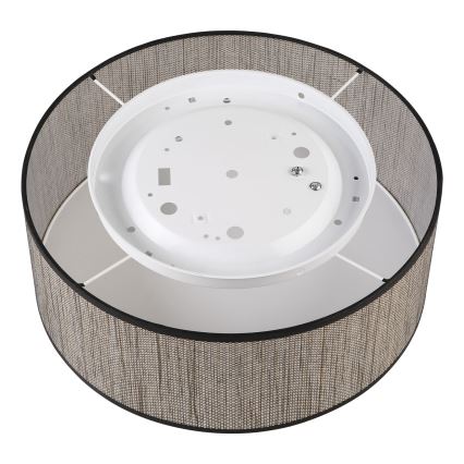 Lámpara de techo SIRJA 2xE27/15W/230V Ø 35 cm marrón