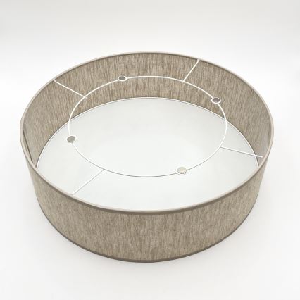 Lámpara de techo SIRJA 2xE27/15W/230V Ø 45 cm beige