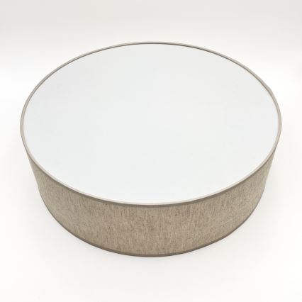 Lámpara de techo SIRJA 2xE27/15W/230V Ø 45 cm beige