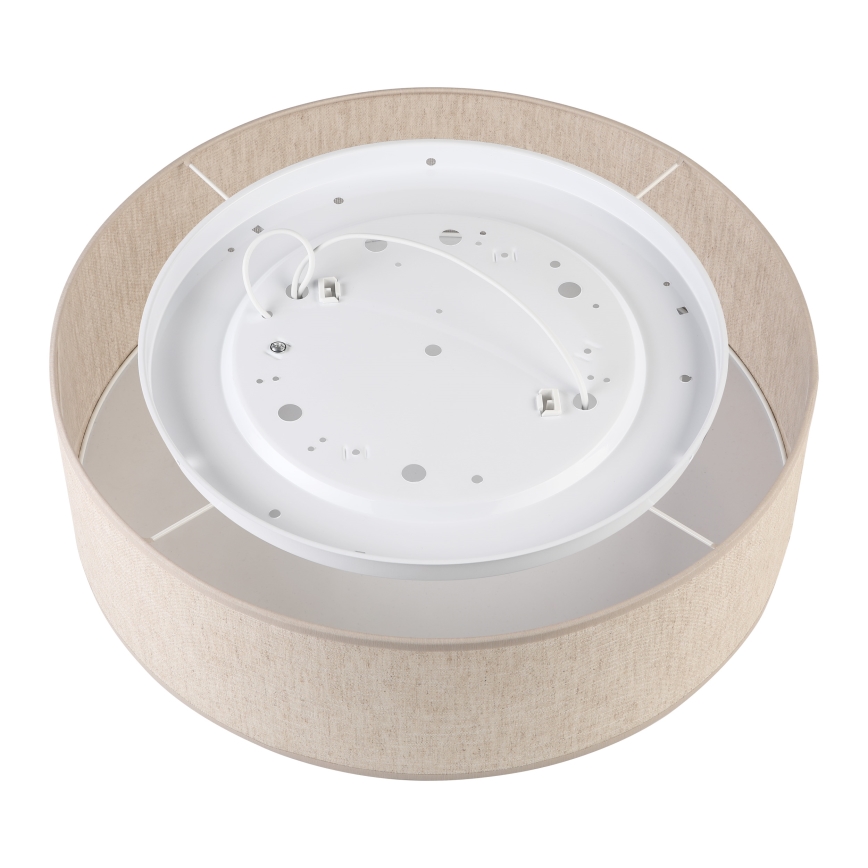 Lámpara de techo SIRJA 2xE27/15W/230V Ø 45 cm beige