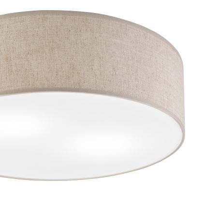 Lámpara de techo SIRJA 2xE27/15W/230V Ø 45 cm beige