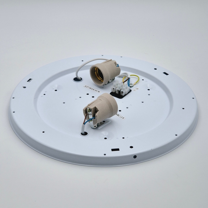 Lámpara de techo SIRJA 2xE27/15W/230V Ø 45 cm blanca