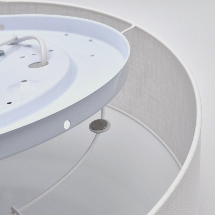 Lámpara de techo SIRJA 2xE27/15W/230V Ø 45 cm blanca