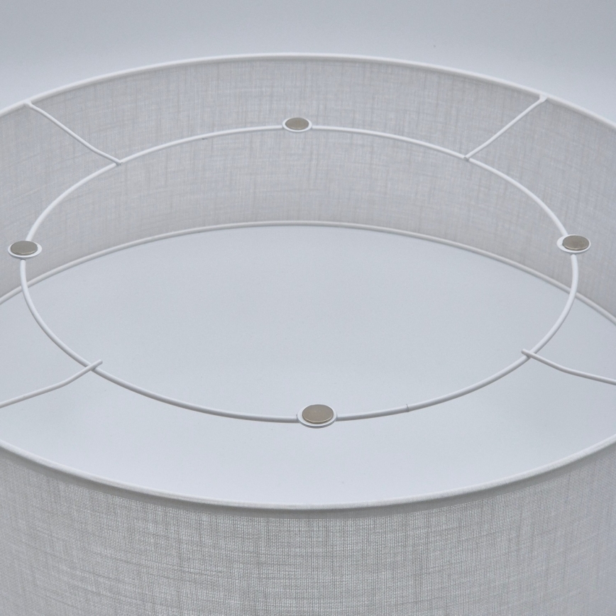 Lámpara de techo SIRJA 2xE27/15W/230V Ø 45 cm blanca