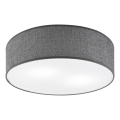 Lámpara de techo SIRJA 2xE27/15W/230V Ø 45 cm gris
