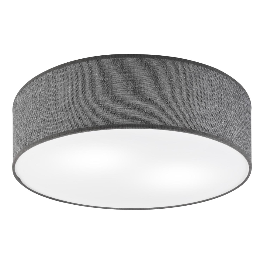 Lámpara de techo SIRJA 2xE27/15W/230V Ø 45 cm gris