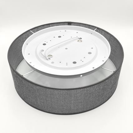 Lámpara de techo SIRJA 2xE27/15W/230V Ø 45 cm gris