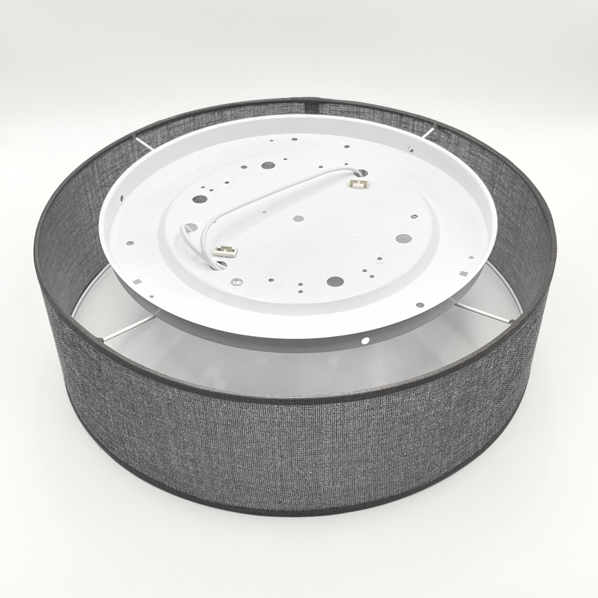 Lámpara de techo SIRJA 2xE27/15W/230V Ø 45 cm gris