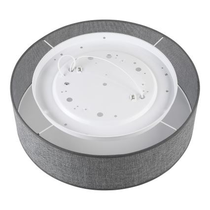 Lámpara de techo SIRJA 2xE27/15W/230V Ø 45 cm gris