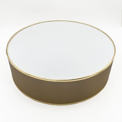 Lámpara de techo SIRJA 2xE27/15W/230V Ø 45 cm marrón/dorado