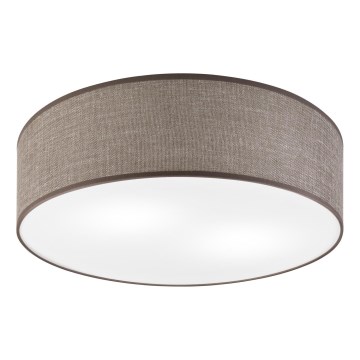 Lámpara de techo SIRJA 2xE27/15W/230V Ø 45 cm marrón