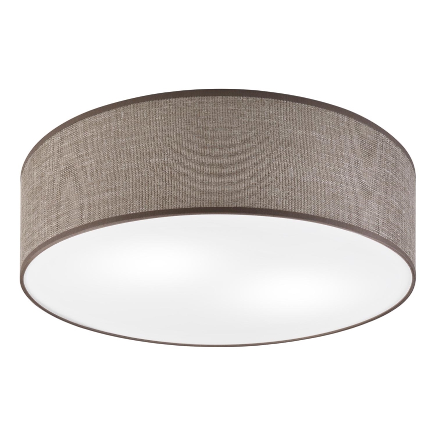 Lámpara de techo SIRJA 2xE27/15W/230V Ø 45 cm marrón