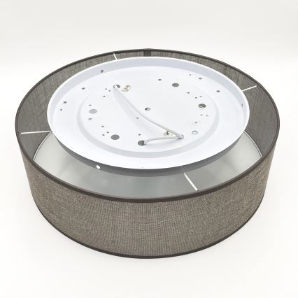 Lámpara de techo SIRJA 2xE27/15W/230V Ø 45 cm marrón