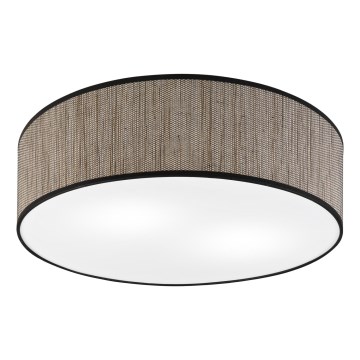Lámpara de techo SIRJA 2xE27/15W/230V Ø 45 cm marrón