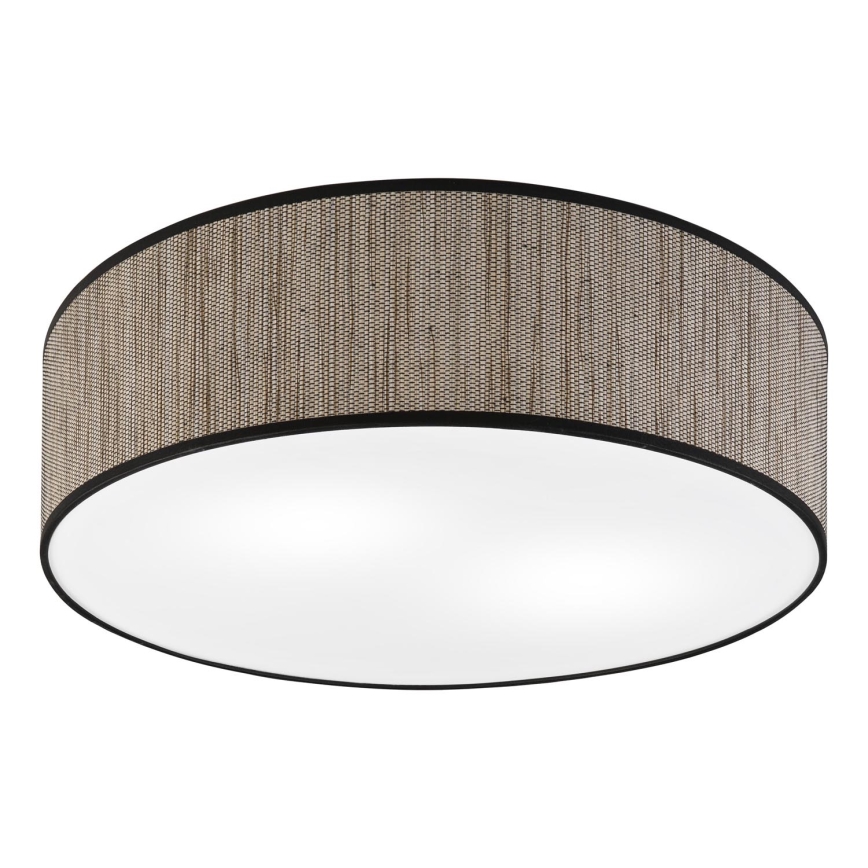 Lámpara de techo SIRJA 2xE27/15W/230V Ø 45 cm marrón