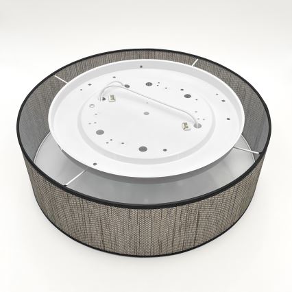 Lámpara de techo SIRJA 2xE27/15W/230V Ø 45 cm marrón