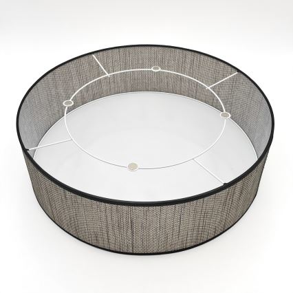Lámpara de techo SIRJA 2xE27/15W/230V Ø 45 cm marrón