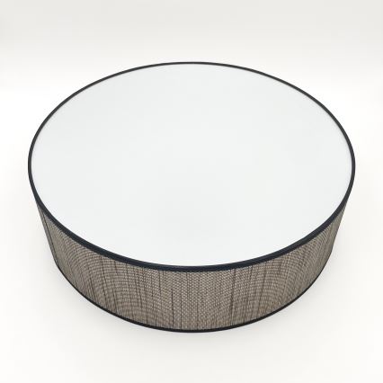 Lámpara de techo SIRJA 2xE27/15W/230V Ø 45 cm marrón