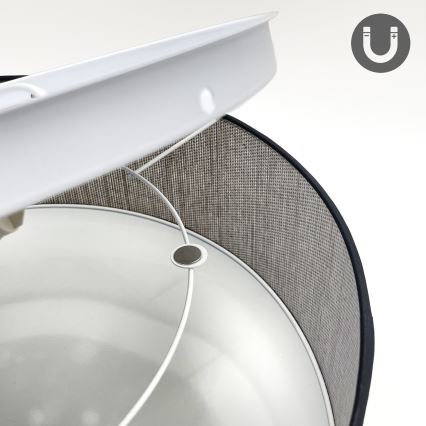 Lámpara de techo SIRJA 2xE27/15W/230V Ø 45 cm marrón