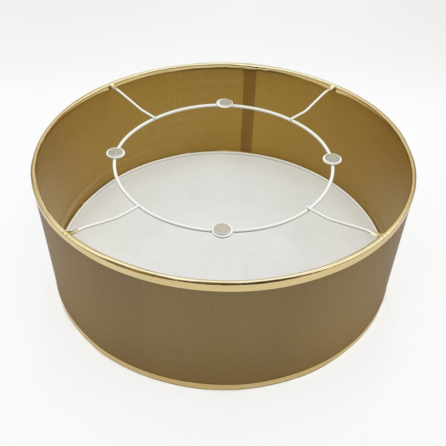 Lámpara de techo SIRJA DOUBLE 2xE14/15W/230V diámetro 35 cm marrón/dorado