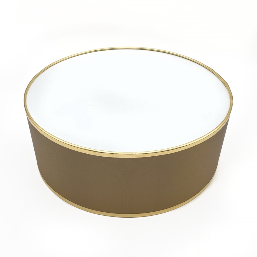 Lámpara de techo SIRJA DOUBLE 2xE14/15W/230V diámetro 35 cm marrón/dorado