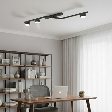 Lámpara de techo SKAN 3xGX53/12W/230V, negra