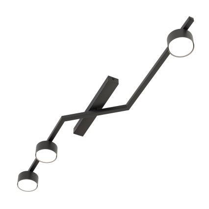 Lámpara de techo SKAN 3xGX53/12W/230V, negra