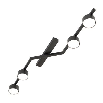 Lámpara de techo SKAN 4xGX53/12W/230V negra