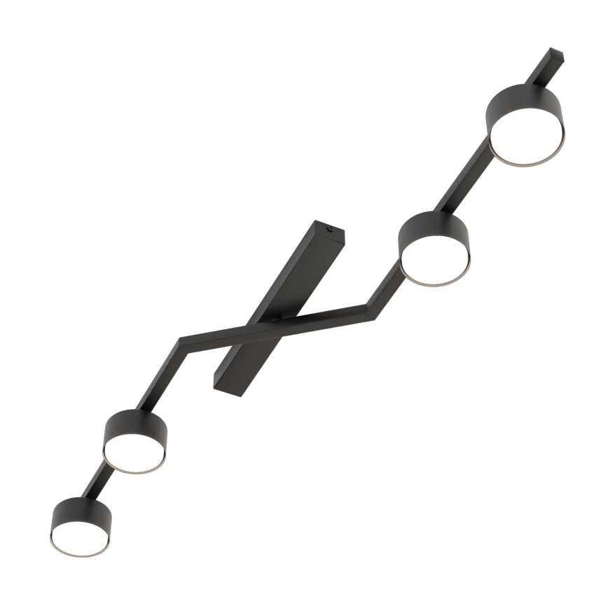 Lámpara de techo SKAN 4xGX53/12W/230V negra