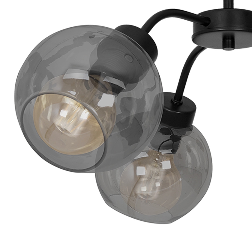Lámpara de techo SOFIA 3xE27/60W/230V negro