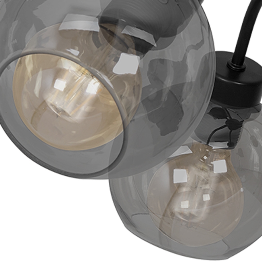 Lámpara de techo SOFIA 3xE27/60W/230V negro