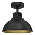 Lámpara de techo SVEN 1xE27/15W/230V negro/dorado