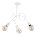 Lámpara de techo TANGO 3xE27/15W/230V blanco